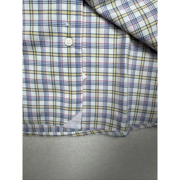 Thomas Pink Cruise Shirt Men‎ XL 17 43cm Multicolor Plaid 100% Cotton PAW14 - Picture 5 of 8